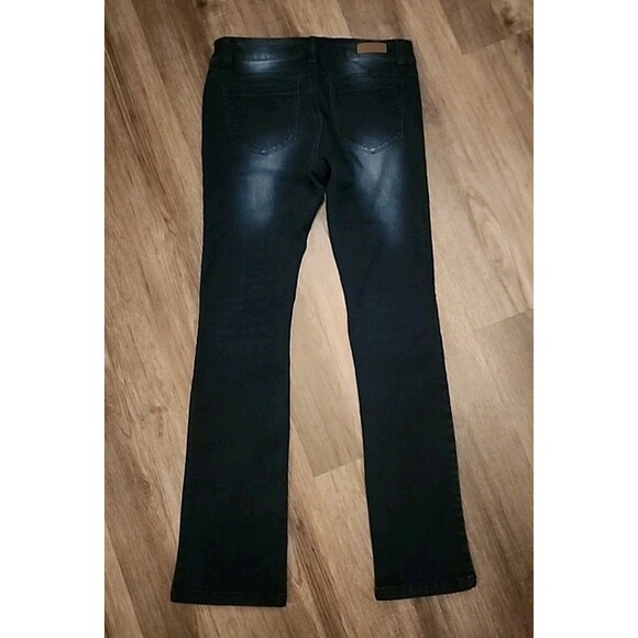 Harmony + Havoc Womens Jeans Size 9 Dark Wash Denim Straight Leg - Picture 2 of 11